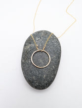 Load image into Gallery viewer, Single Gold-filled Hoop Necklace