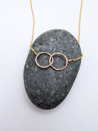 Gold-Filled Double Hoop Necklace