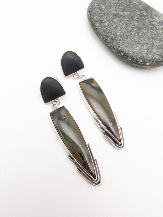 Dust and Shadow Earrings