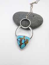 Load image into Gallery viewer, Kingman Turquoise Statement Pendant
