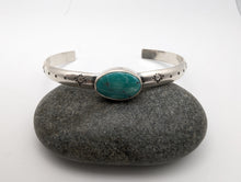 Load image into Gallery viewer, Stamped Turquoise Cuff