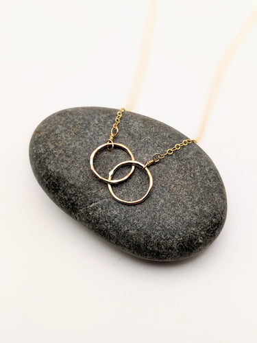 Gold-Filled Double Hoop Necklace
