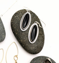 Load image into Gallery viewer, Onyx earrings