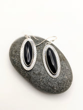 Load image into Gallery viewer, Onyx earrings